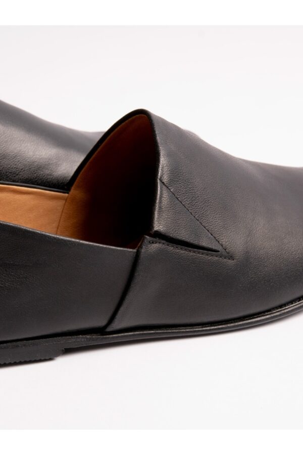 Mocasin Cuadrado Negro